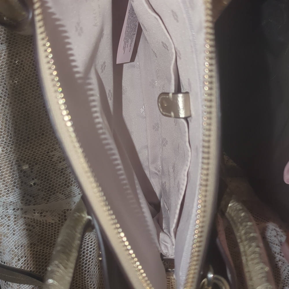 Kate Spade Metallic Gold Tote / Crossbody Bag ✨ - Picture 8 of 8